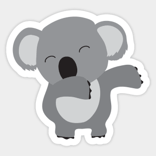 Dabbing Koala Sticker